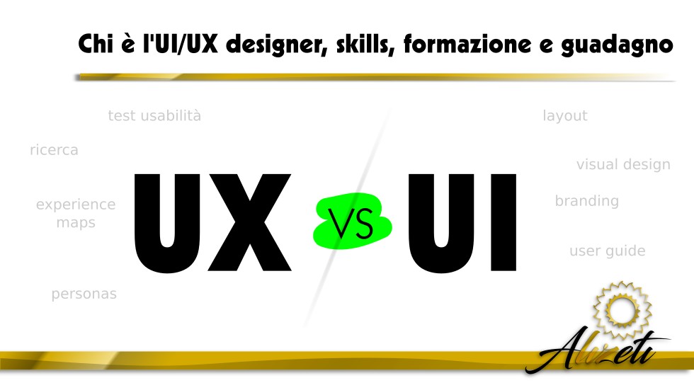 Chi è l'UI/UX designer, skills, formazione e guadagno